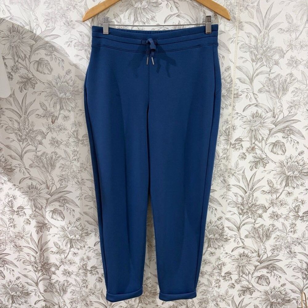 Spanx AirEssentials Tapered Sweatpants Faded Indigo Pull On Soft  Womens Sz Med